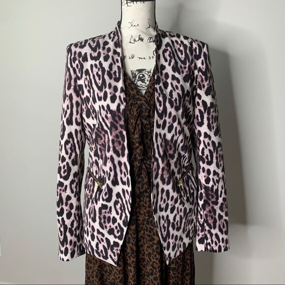 Robert Rodriguez leopard print open blazer jacket‎ - Picture 1 of 6
